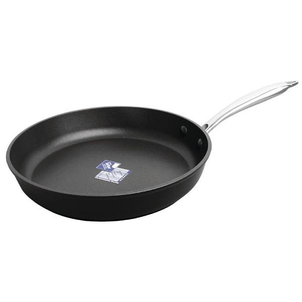 Vogue Bratpfanne aus Aluminiumguss 26cm, ausgezeichnete Leitfähigkeit, DC701