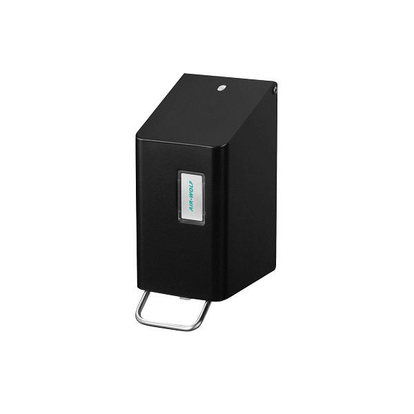 Air Wolf Schaumseifenspender, Wandmontage, Schwarz, 250 ml, Edelstahl, Serie Omega, 29-084