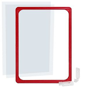 Moedel Kunststoffrahmen DIN A4 rot, Kunststoff, 210x297 mm, 55518