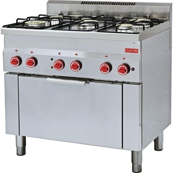Gastro M Gasherd mit Kombibackofen 60/90CFGE, 19,8 kW, 230 V, GN014