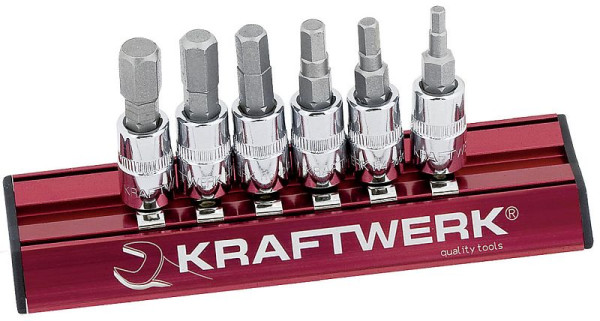 Kraftwerk Innensechskant-Bit-Steckschlüssel-Satz MAGALU 1/4", 106099