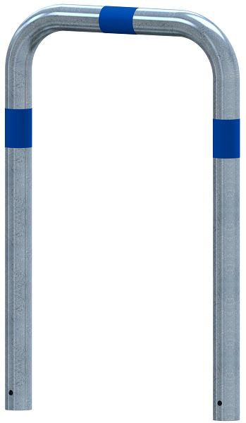 Schake Rammschutzbügel Ø 76 mm, blau reflektierenden Streifen, Ø 76 mm, Gesamtbreite: 750mm, 4L77_05SBL