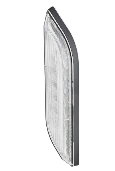 HELLA Blinkleuchte, Shapeline Style, LED, 12/24V, schlank, geklebt, Lichtscheibenfarbe: glasklar, Stecker: AMP, 2-polig, hinten links, 2BA 013 332-351