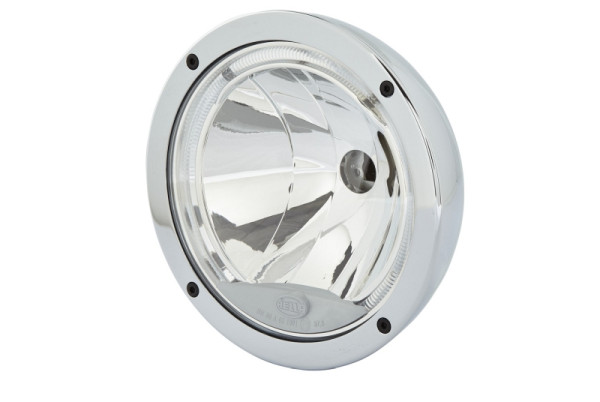 HELLA Hybrid-Fernscheinwerfer, Luminator Compact Celis, 12/24V, rund, Referenz: 37.5, geschraubt, ECE-R112/E1 1901, glasklar, 800mm, chrom, 1F1 009 094-051