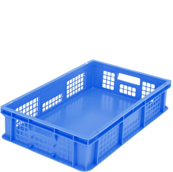 BITO Eurostapelbehälter BN /BN6412 600x400x130 blau, Wände durchbrochen, C0850-0013