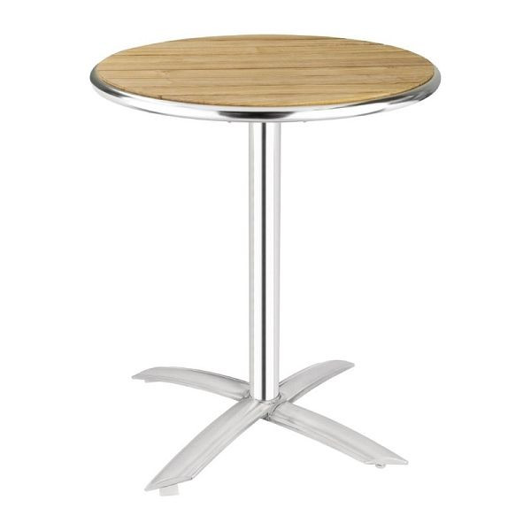 Bolero runder klappbarer Tisch Eschenholz 1 Bein 60cm, U424