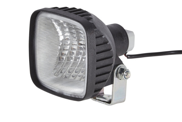 HELLA Halogen-Arbeitsscheinwerfer, Eco 21, 24V, Anbau, stehend/schwenkbarer Montagebügel, Nahfeldausleuchtung, 200mm, offene Kabelenden, 1GA 996 179-001