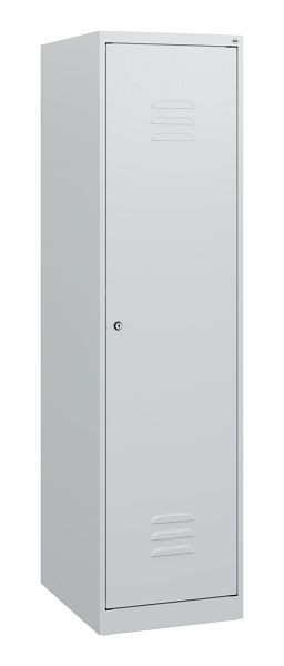 C+P Umkleidespind Classic PLUS, 1530x400x500mm, 7035/7035, Zylinderschloss, 0800005-12 S10023
