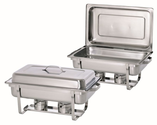 Bartscher Chafing Dish, 1/1GN, Twin Pack Set, 500486, 4015613439617