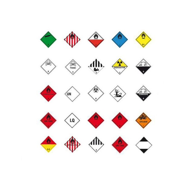 Stein HGS Gefahrenetiketten Verpackungskennzeichnung, Symbol Umweltgefährlich, schwarz-weiß, Material: Folienetiketten, selbstklebend, 21.2260-156