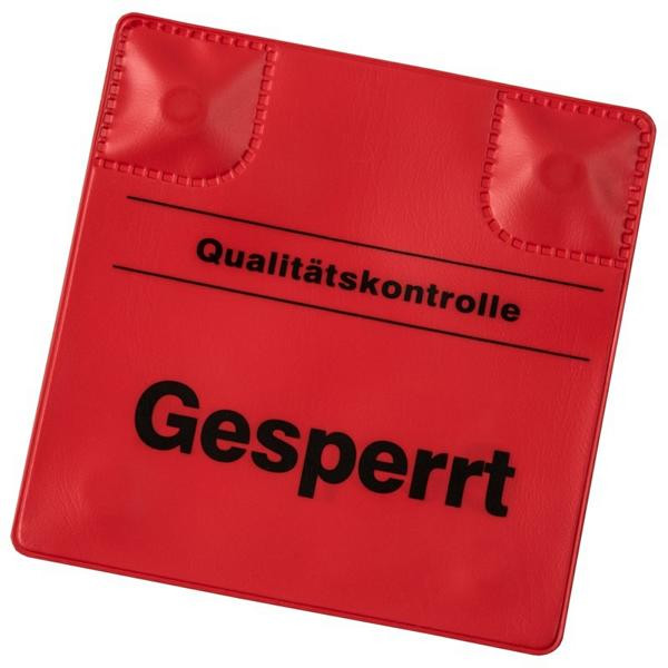 Eichner Magnetisches Kennzeichnungspad, rot: Gesperrt, 9225-00003