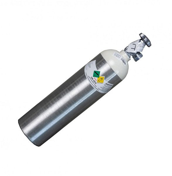MBS Medizintechnik Sauerstoff-Flasche 2 Liter gefüllt Aluminium med O2, 533027