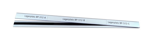 Eichner Etikettenhalter magnetisch, Maße: 54 x 1000 mm, VE: 10 Stück, 9218-03043