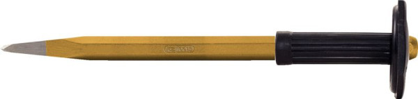 KS Tools Spitzmeißel mit Handschutzgriff, 8-kant, 16x250mm, 162.0242