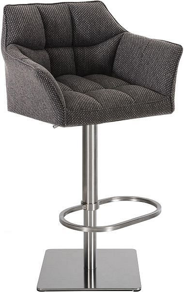 CLP Barhocker Damaso E Stoff, titangrau, 1011642114