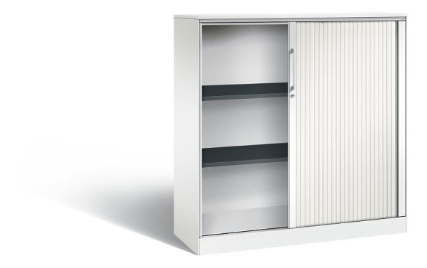 C+P Rollladenschrank Asisto, H1310xB1200xT435mm, Farbe: Verkehrsweiß, Bügelgriff, 3 OH, 143031-000 S10088