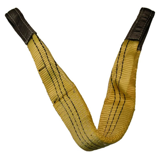 Stein HGS Hebeband mit verstärkten Endschlaufen, 4 m, Gurtbreite: 90 mm, 50903-4