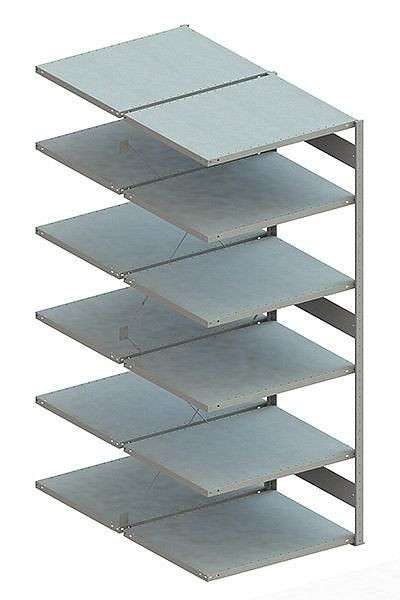 Meta CLIP 230 DAR 2500x1000x800 mm, RAL 7035, Bodenanzahl: 2 x 6, 20070707