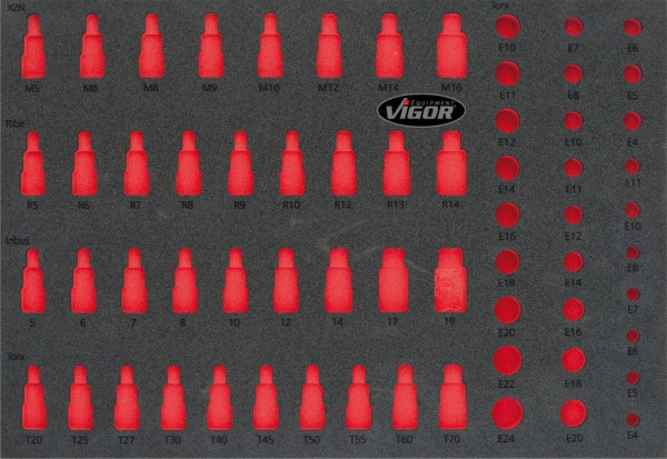 VIGOR 2-Komponenten-Weichschaum-Einlagen, Verwendung: V2837, V2838