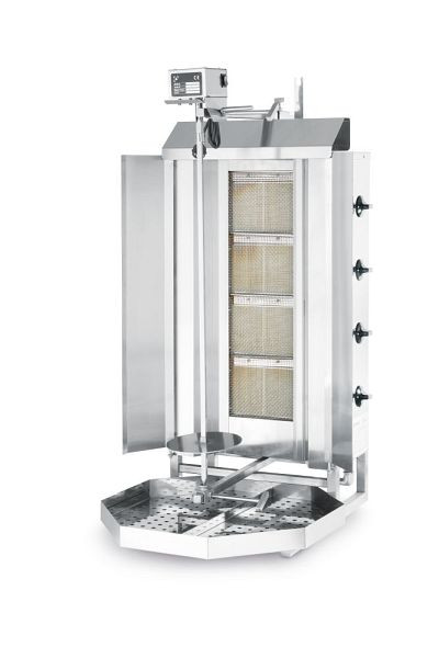 Hendi Dönergrill Gas Profi Line, Erdgas, Düsenset für Propangas, 226001