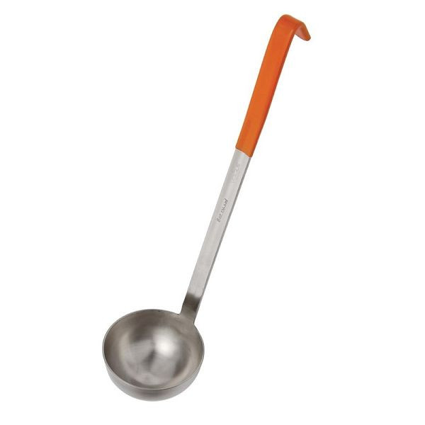 Vogue farbkodierter Schöpflöffel orange 23,7cl, gestempelt, CD149