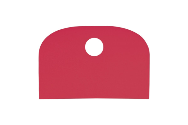 Schneider Schlesinger / Schaber flexibel, Größe: 148 x 99 mm, LDPE rot, 227246