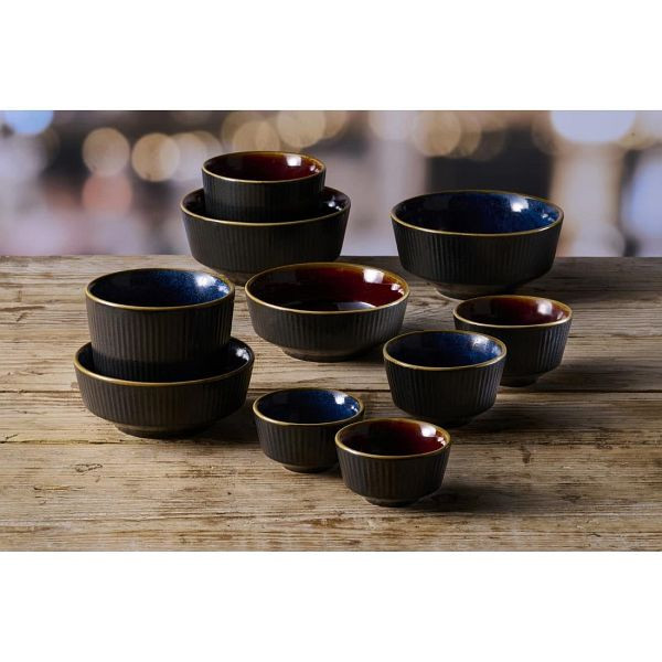 Churchill Nourish Tokyo Blue Kochi Flache Schüssel 50 x 115 mm (12 Stück), DX848