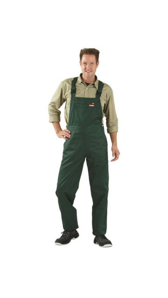 Planam MG 260 Latzhose, mittelgrün, Größe 60, 0832060
