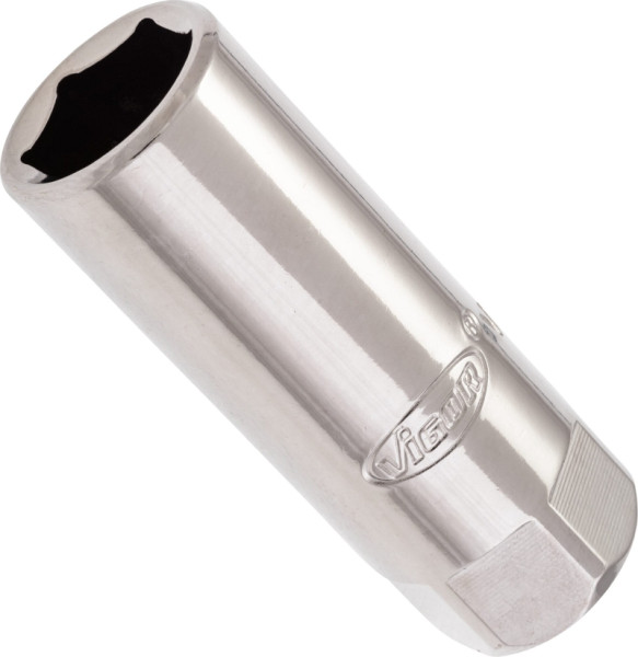 VIGOR Zündkerzen-Einsatz, Vierkant hohl 12,5 mm (1/2 Zoll), Außen-Sechskant Profil, 16 mm, V2578N