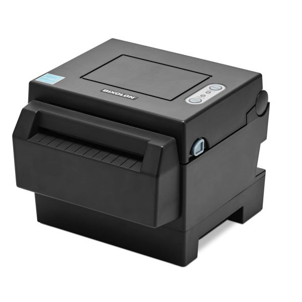 Bixolon 4-Zoll Thermodirektdrucker für Etiketten und Barcode, grau, SLP-DL410G