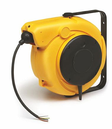 Ebinger Kabelaufroller XF 5000, 12,5m Kabel H05VV-F 2x1,5mm², 2.350.005