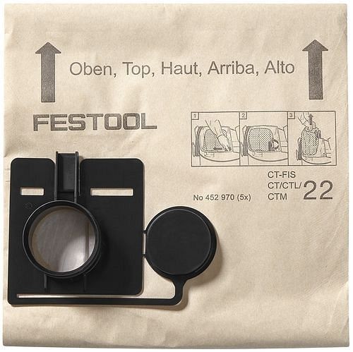 Festool Filtersack FIS-CT 22/5, VE: 5 Stück, 452970