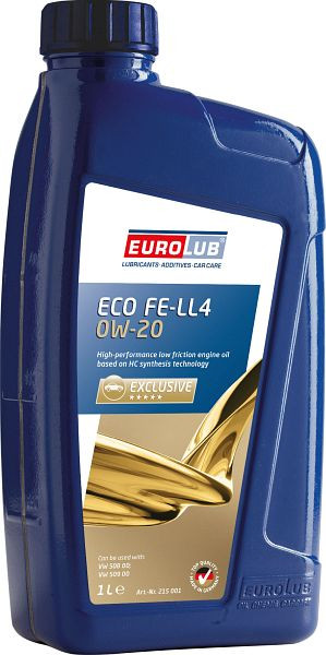 Eurolub ECO FE LL4 SAE 0W-20 Motoröl, VE: 1 L, 215001
