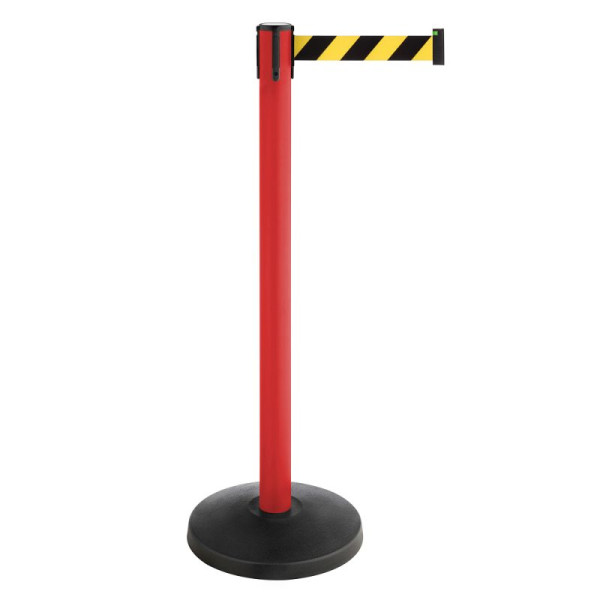 Stein HGS Personenleitsystem -P-Line Allround-, schwarz/gelb diagonal (schraffiert), rot, 34865-0302