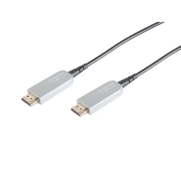 S-Conn Optisches-HDMI A-Stecker auf HDMI A-Stecker, vergoldete Kontakte 10,0m, 01-20075