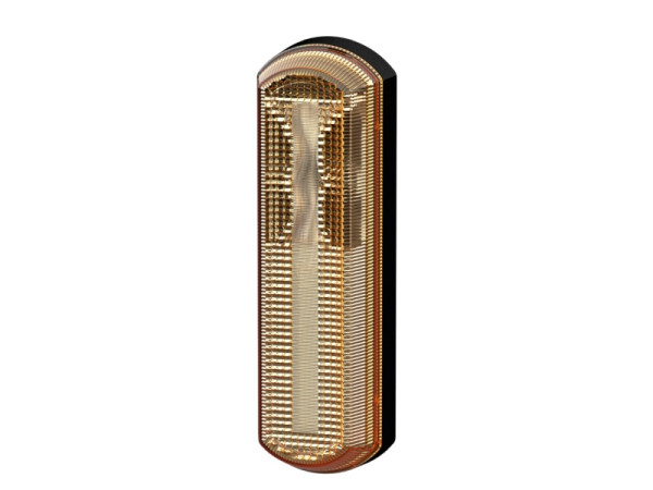 HELLA Zusatzblinkleuchte, Shapeline Tech, LED, 12/24V, Anbau gelb, LED-Lichtfarbe: gelb, 500mm, offene Kabelenden, seitlicher Anbau/links, 2BM 013 337-031