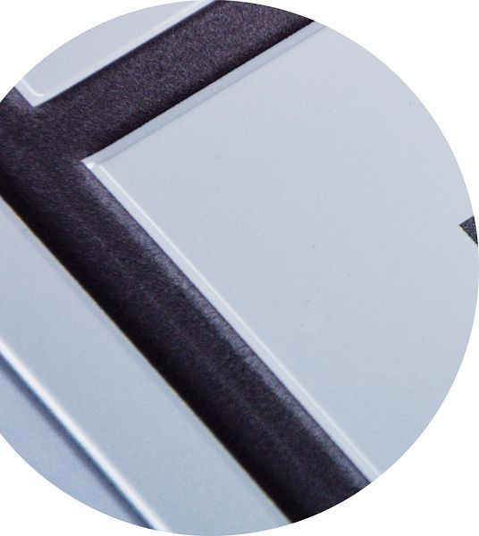 Schilder Klar Aluminiumschild randgeprägt, Farben, Text und Logo nach Wunsch, Hochformat, 150x200x0.45 mm Aluminium geprägt, 939/30.02