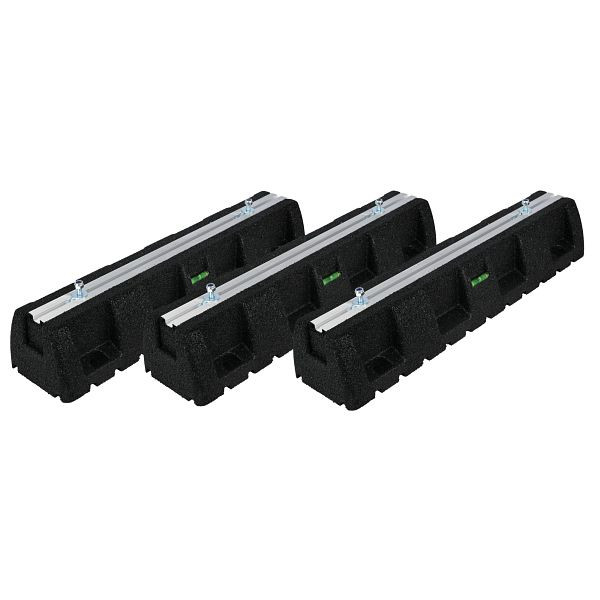 Solarbayer Wärmepumpen Bodensockelset 3 teilig, Dämpfung der Vibration Länge 600 mm, 730000400