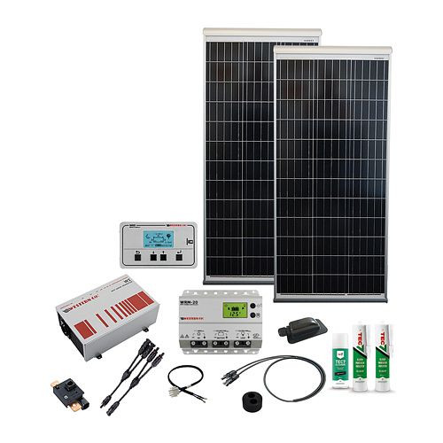 Phaesun Caravan Kit Base Camp Aero MPPT DC240W AC400W / 12V, 600478