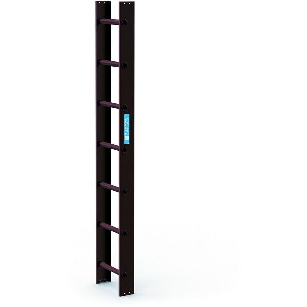 ZARGES Dachleiter 2,0 m Braun 7 Sprossen, 41392, 4003866413928