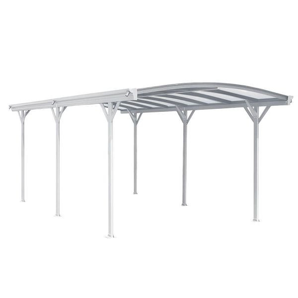HOME DELUXE Design Carport FALO - Weiß, 9635, 4058166052650