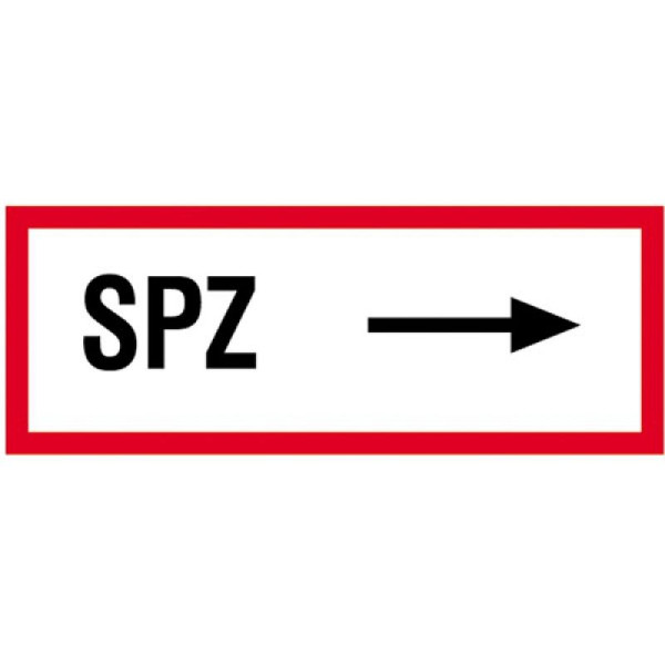 Stein HGS Hinweisschild, SPZ (rechtsweisend), Folie,selbstklebend, 21.2524