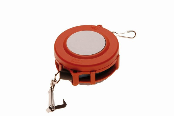Bahco Maßband, 15 m, Plastikgehäuse, Haken + Gürtelclip, 2600