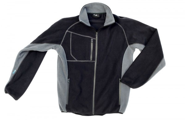 Excess Fleecejacke Champ schwarz-grau, Größe: 4XL, 211-2-41-4-BLG-4XL