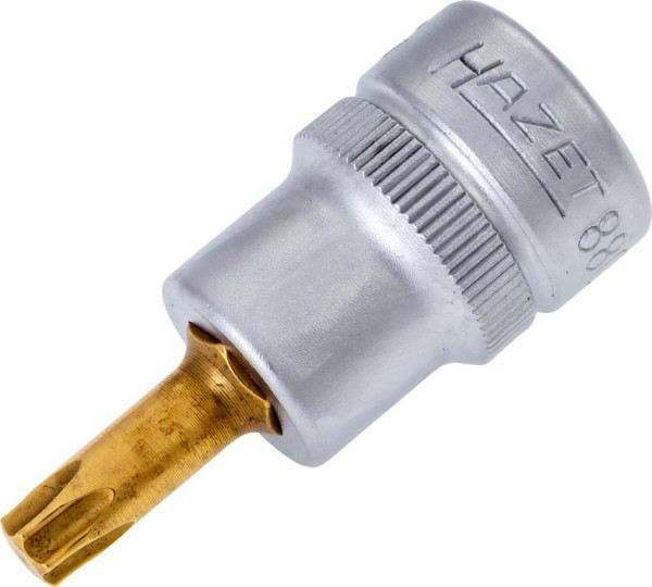Hazet Schraubendreher-Steckschlüsseleinsatz TORX®, Vierkant hohl 10 mm (3/8 Zoll), Innen TORX® Profil, T30, 8802-T30