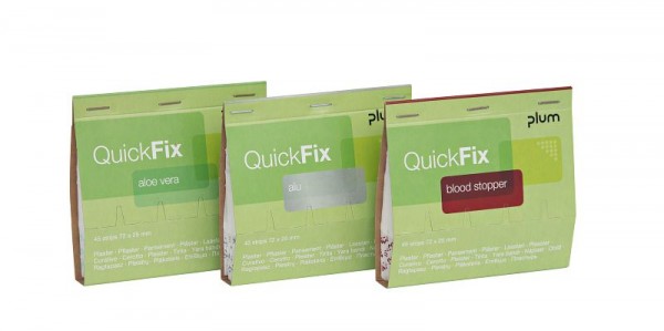 Plum Nachfüllpack QuickFix Fingerverbände Elastisch Lang - zum mehrfachen Herumwickeln um den Finger 30 Pflaster, 5508