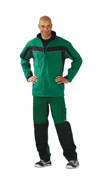 Planam Plaline Softshelljacke, grün/schwarz, Größe L, 2705052