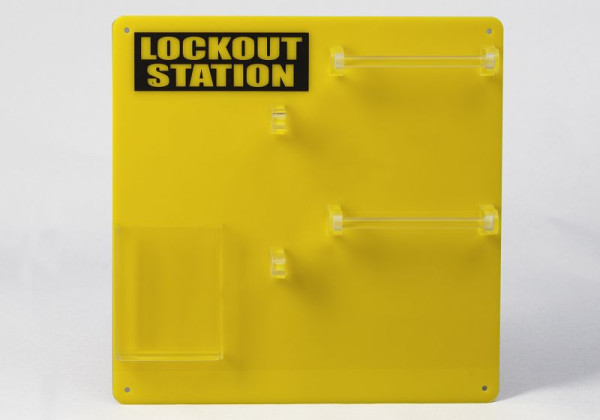 Brady Lockout-Tafel für 10 Personen, zur übersichtlichen Lagerung von Schlössern und Zubehör, 209712
