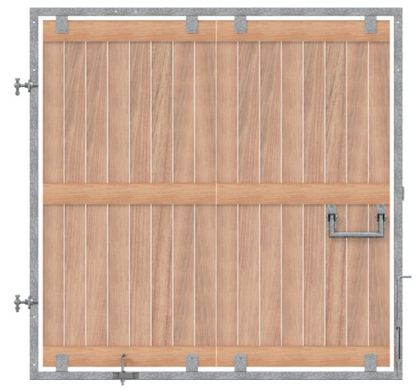 Schake Torflügelelement für Holzbaunzauntor, rechts, 3B161TFR