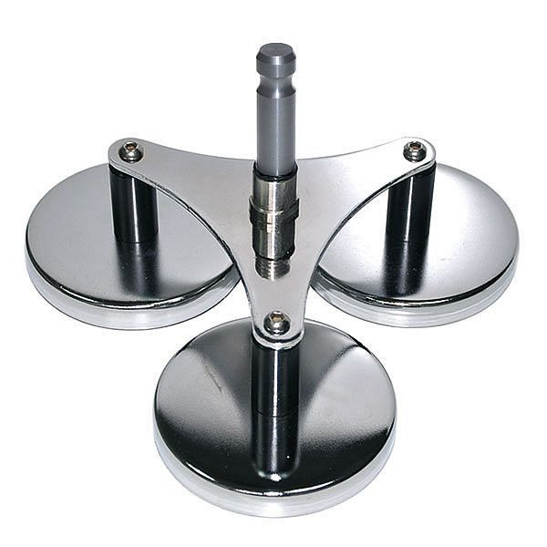 proNIVO Magnetische Halterung für GNSS-Antennen, 3 Magnete, mit Leica-Zapfen, 218-MF3-L